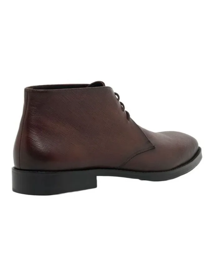 Oxford Finley Leather Chukka Boot in Chocolate
