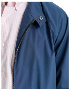 Oxford Henry Unlined Bomber Jacket in Navy