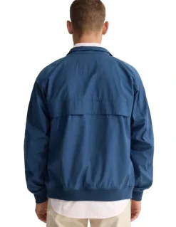 Oxford Henry Unlined Bomber Jacket in Navy