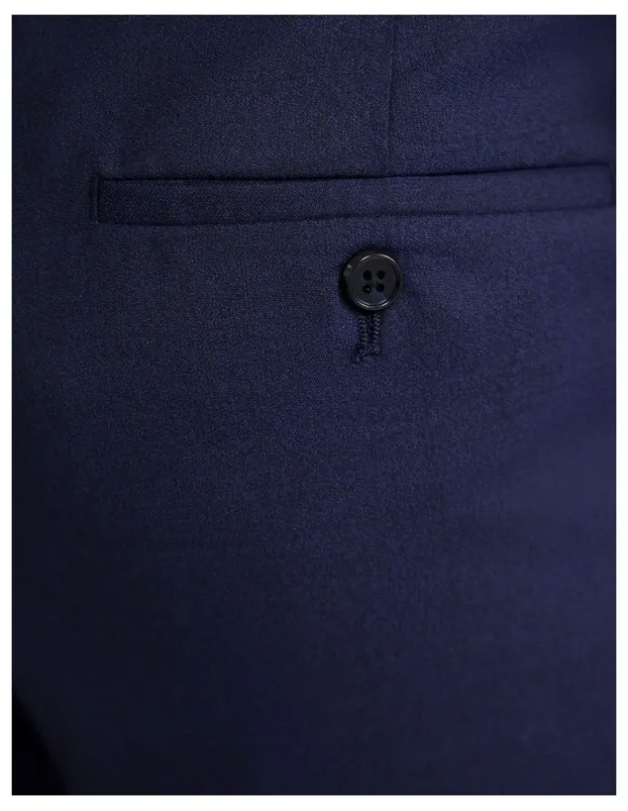Oxford Hopkins Wool Suit Trousers in Navy