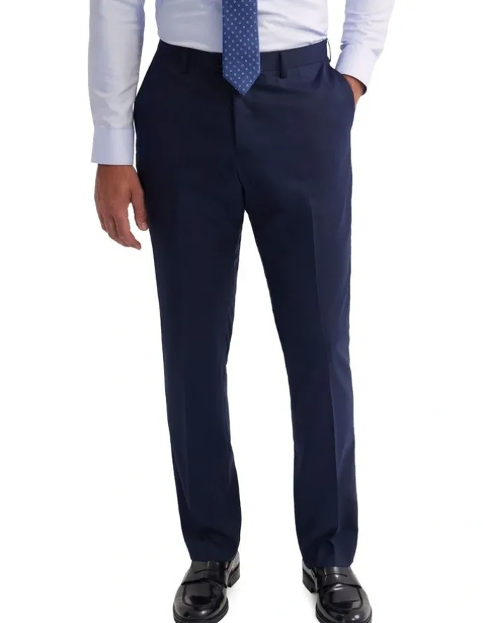 Oxford Hopkins Wool Suit Trousers in Navy