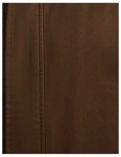 Oxford Jamie Cotton Cavalry Twill Jacket in Brown