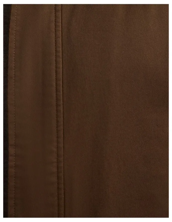 Oxford Jamie Cotton Cavalry Twill Jacket in Brown