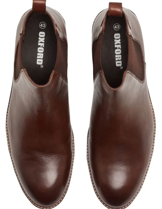 Oxford New Silas Chelsea Boots in Brown