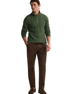 Oxford Relaxed Fit Chino in Chocolate
