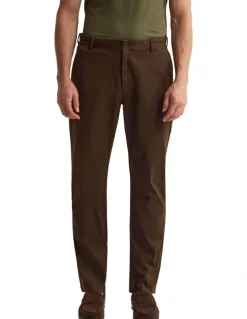 Oxford Relaxed Fit Chino in Chocolate