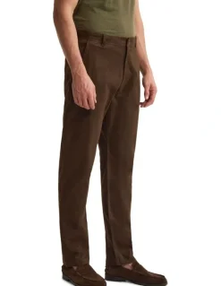 Oxford Relaxed Fit Chino in Chocolate