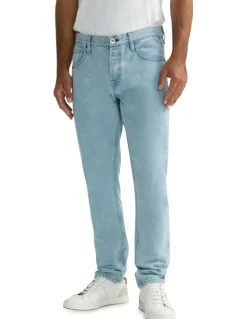 Oxford Roscoe Light Wash Denim Jeans in Light Blue