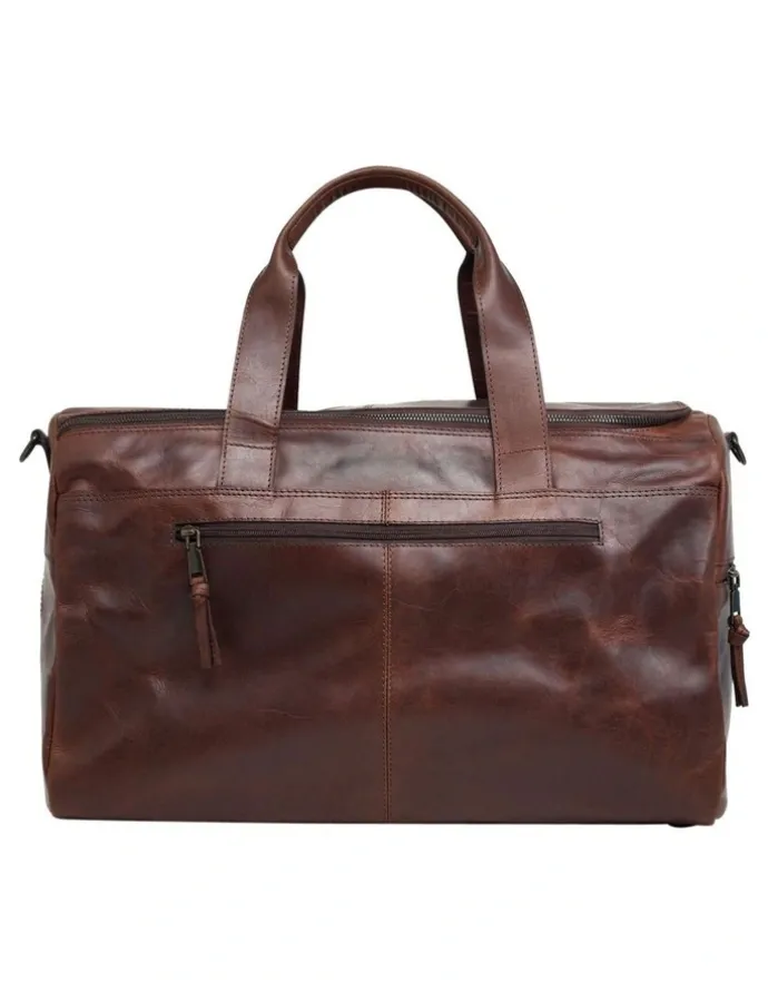 Oxford Traveller Weekender in Saddle Tan