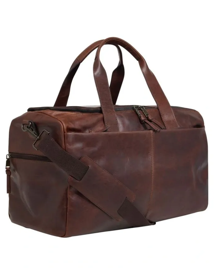 Oxford Traveller Weekender in Saddle Tan