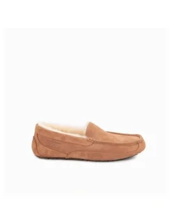 Ozwear Ugg Denver Water Resistant Moccassin in Chestnut