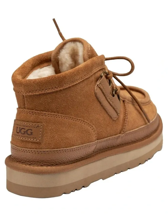Ozwear Ugg Bendigo Lace-Up Boots in Chestnut