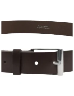PIERRE CARDIN Pierre Cardin Genuine Leather Belt MEDIUM 110cm in Brown