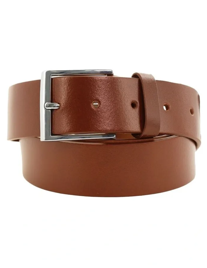 PIERRE CARDIN Pierre Cardin Genuine Leather Belt MEDIUM 110cm in Cognac