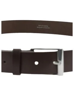 PIERRE CARDIN Pierre Cardin Genuine Leather Belt LARGE 130cm in Brown
