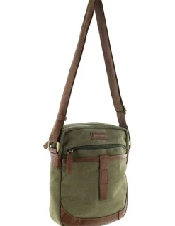 Pierre Cardin Pierre Cardin Canvas Crossbody Bag in Brown