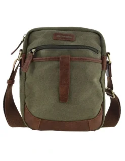 Pierre Cardin Pierre Cardin Canvas Crossbody Bag in Brown