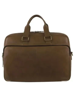 PIERRE CARDIN Rustic Business Computer Bag in Oak