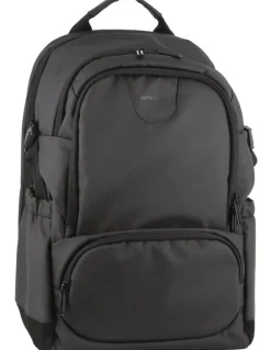 PIERRE CARDIN Travel & Business With Built-In USB Backpack in Black