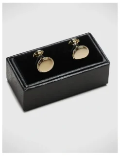Politix Champagne Glass Shaped Cufflinks in Gold