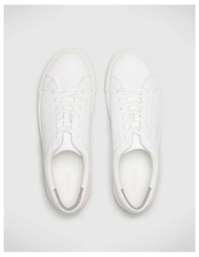 Politix Classic Leather Sneaker in White