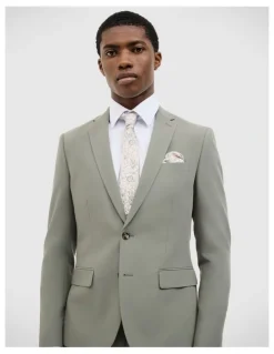 Politix Elijah Tailored Jacket in Sage