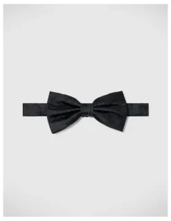 Politix Goodwin Floral Bow Tie in Black