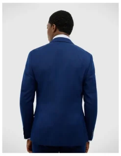 Politix Henson Textured Tailored Jacket in Royal