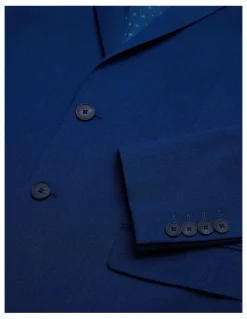 Politix Henson Textured Tailored Jacket in Royal