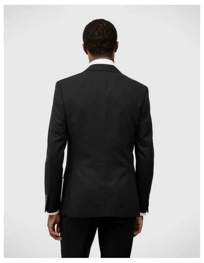 Politix Marco Tailored Jacket in Black