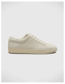 Politix Marley Suede Sneaker in Ecru