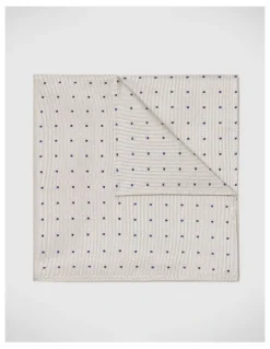 Politix Martin Spot Pocket Square in Neutral