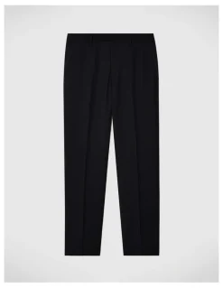 Politix Peter Black Tie Chintz Tuxedo Pant in Black Chintz