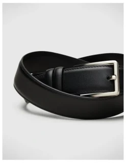 Politix Premium Full Grain Leather Belt in Black
