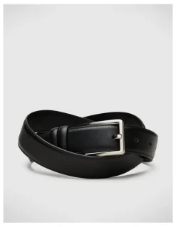 Politix Premium Full Grain Leather Belt in Black