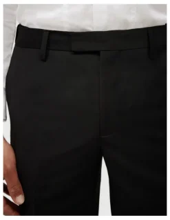 Politix Riley Black Tie Chintz Tuxedo Pant in Black Chintz