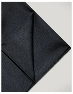 Politix Silk Pocket Square in Black