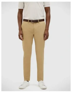 Politix Bradley Stretch Chino in Rich Tan