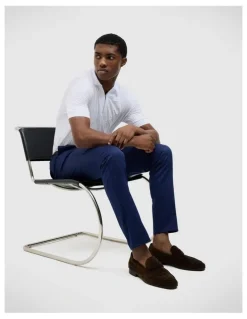 Politix Bradley Stretch Chino in Royal Blue