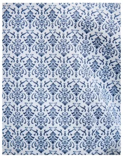Politix Dylan Damask Print Shirt in Ink