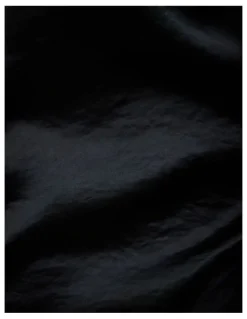 Politix Freddie Faux Silk Shirt in Black
