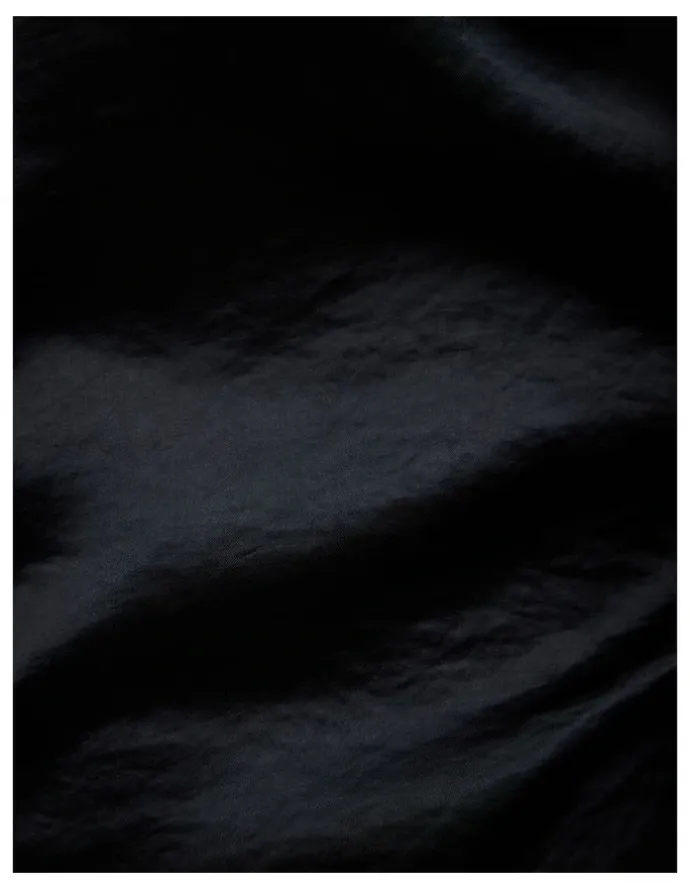 Politix Freddie Faux Silk Shirt in Black