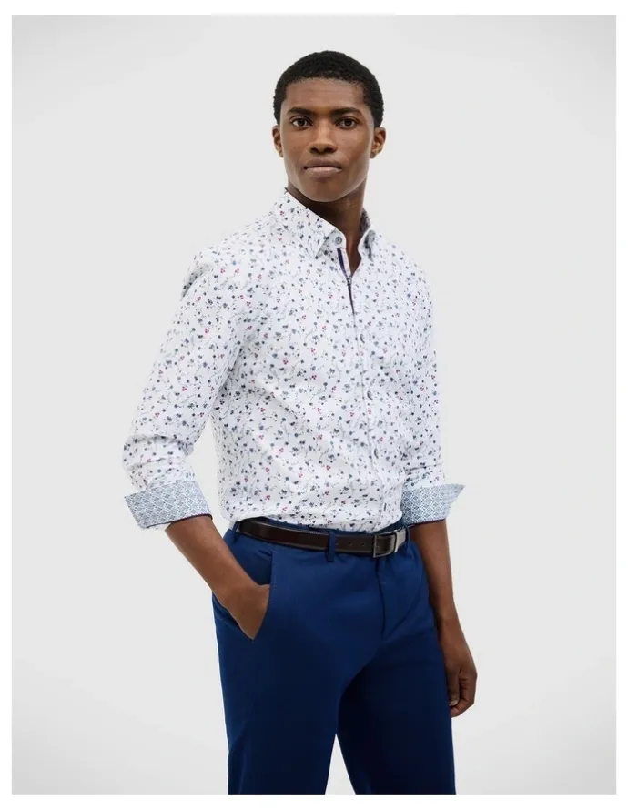 Politix George Floral Print Shirt in Multi