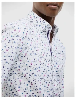 Politix George Floral Print Shirt in Multi