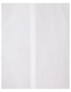 Politix Long Sleeve Fly Collar Shirt in White