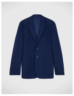 Politix Slim Stretch Blazer in Navy