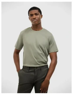 Politix Wills Performance Tee in Light Khaki