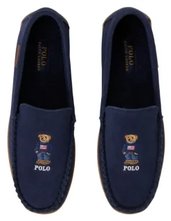 Polo Ralph Lauren Brenan Polo Bear Suede Slipper