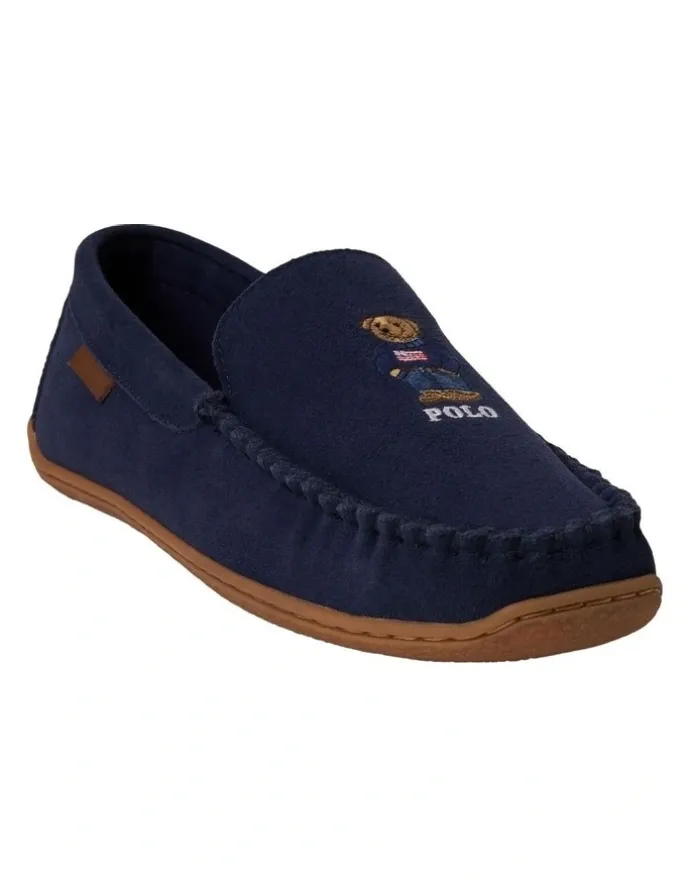 Polo Ralph Lauren Brenan Polo Bear Suede Slipper