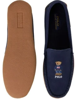 Polo Ralph Lauren Brenan Polo Bear Suede Slipper